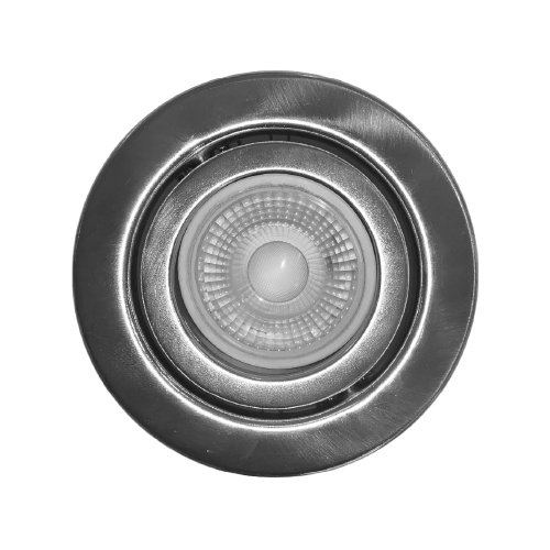 Spot embutir para dicroica movil redondo platil